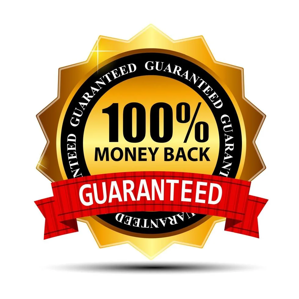 money-back-guarantee-gold-sign-label-free-vector
